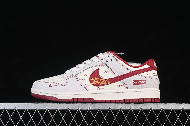 All categories Nk SB Dunk Series Nk SB Dunk Low High-end customized low-top sneakers Nike SB Dunk Low Limited edition for the Year of the Horse Off-white High-end customized low-top casual sneakers JP2026-110